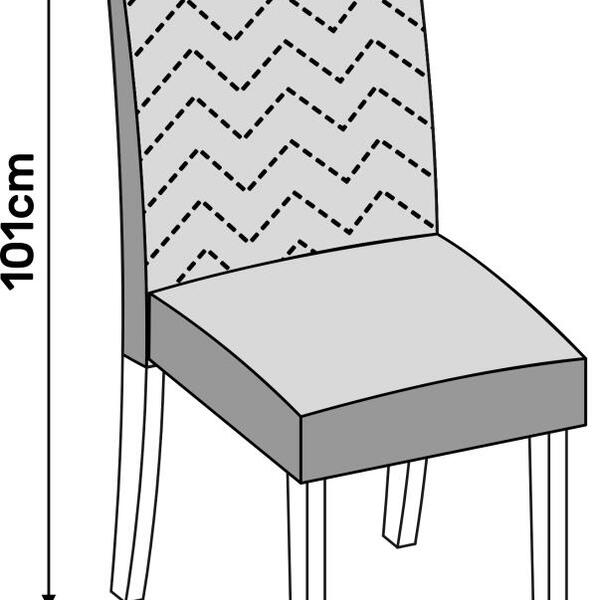 Conjunto Cadeira Aurea (02 Und) Demolicao/suede Chumbo