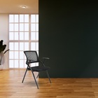 Conjunto Cadeira De Escritório Dobrável Axis - Preta - 3 Cade