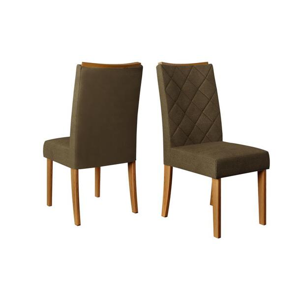 Conjunto Cadeira Golden (02 Und) Carvalho Nobre/pecan
