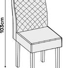 Conjunto Cadeira New Maia (02 Und) Demolicao/suede Chumbo