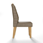 Conjunto Cadeira Ondina Para Sala De Jantar Estofada (02 Unid)