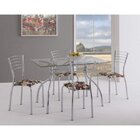 Conjunto Cadeira Para Cozinha Assento Estofado 428 E Banqueta