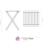 Conjunto Cadeiras Mesa Madeira Tramontina Potenza Dobrável Ma