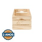 Conjunto Caixa Organizadora Madeira Maciça 1 Grande E 1 Peque