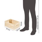 Conjunto Caixa Organizadora Madeira Maciça 1 Grande E 1 Peque