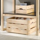 Conjunto Caixa Organizadora Madeira Maciça 1 Grande E 1 Peque