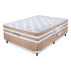 Conjunto Cama Box 37cm + Colchão Casal Sensitive Orthocrin 13