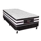 Conjunto Cama Box 78x36cm Colchão Solteiro Molas Ensacadas Po