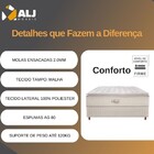Conjunto Cama Box  + Colchão Casal Mola Ensacada  Conforto 13