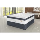 Conjunto Cama Box  + Colchão Queen Size Mola Ensacada Nature