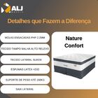 Conjunto Cama Box  + Colchão Queen Size Mola Ensacada Nature