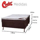 Conjunto Cama Box + Colchão Casal Revolution Pocket 138x188x6