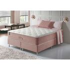 Conjunto Cama Box + Colchão King Mola Ensacada 193x203