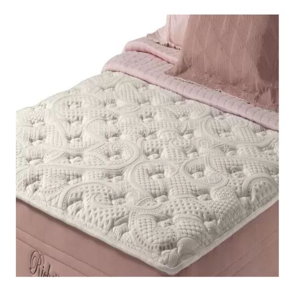 Conjunto Cama Box + Colchão King Mola Ensacada 193x203