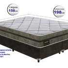 Conjunto Cama Box (Colchão + Box) Gazin Mola Bossa Nova (Mola