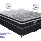 Conjunto Cama Box (Colchão + Box) Gazin Mola São João (Molas