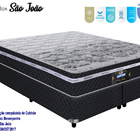 Conjunto Cama Box (Colchão + Box) Gazin Mola São João (Molas