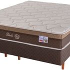 Conjunto Cama Box+ Colchão  King Size Mola Ensacada Perola Go