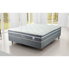 Conjunto Cama Box+ Colchão Casal  Mola Ensacada Winner138x188