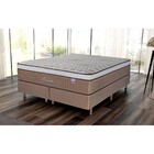 Conjunto Cama Box+ Colchão Queen Size Mola Ensacada Europa 15