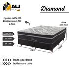 Conjunto Cama Box+ Colchão Queen Size Molas Ensacadas Diamond