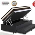 Conjunto Cama Box Baú Solteiro 3 Em 1 Auxiliar Ortopédico Cor