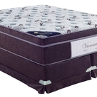 Conjunto Cama Box Casal 138cmx188cmx38cm Vancouver Marrom E B
