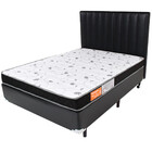 Conjunto Cama Box Casal + Colchão D33 Certificado E Cabeceira