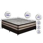 Conjunto Cama Box Casal Com Molas Ensacadas Gazin Splendor 13
