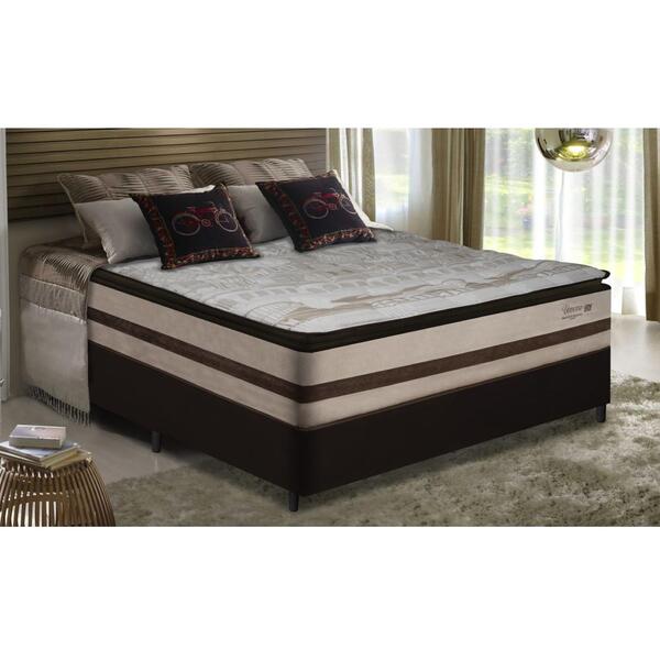 Conjunto Cama Box Casal Com Molas Ensacadas Gazin Splendor 13