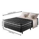Conjunto Cama Box Casal Espuma D45 Brooklyn Extra Firme 138x1