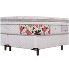 Conjunto Cama Box Casal Flowers Simbal
