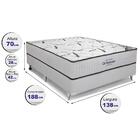 Conjunto Cama Box Casal Highfoam Com Espuma Hr 45 Ortobom 138