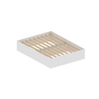 Conjunto Cama Box Casal Lia Com Mesa Cabeceira Com 3 Gavetas