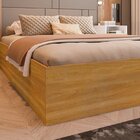 Conjunto Cama Box Casal Lia Com Mesa De Cabeceira Com 1 Nicho