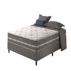 Conjunto Cama Box Casal Miami 138x188cm Com Molas Ensacadas Z