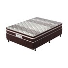 Conjunto Cama Box Casal Palace 50x188x138cm Prodormir Branco