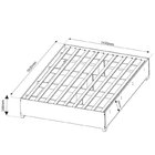 Conjunto Cama Box Casal Zoe Com Molas Ensacadas 138x188x62,4c