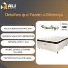 Conjunto Cama Box+colchão Casal Mola Ensacada Privillege138x1