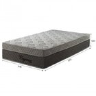 Conjunto Cama Box Colchão Solteiro Viúva Molas Ensacadas 203x