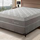 Conjunto Cama Box Com Colchão De Molas Ensacadas Casal Cayenn