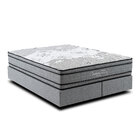 Conjunto Cama Box Com Colchão Queen Molas Ensacadas 158x198x6