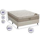Conjunto Cama Box King Elegant Com Molas Nanolastic Ortobom 1
