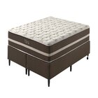 Conjunto Cama Box King Size Las Vegas 193x203cm Com Molas Ens