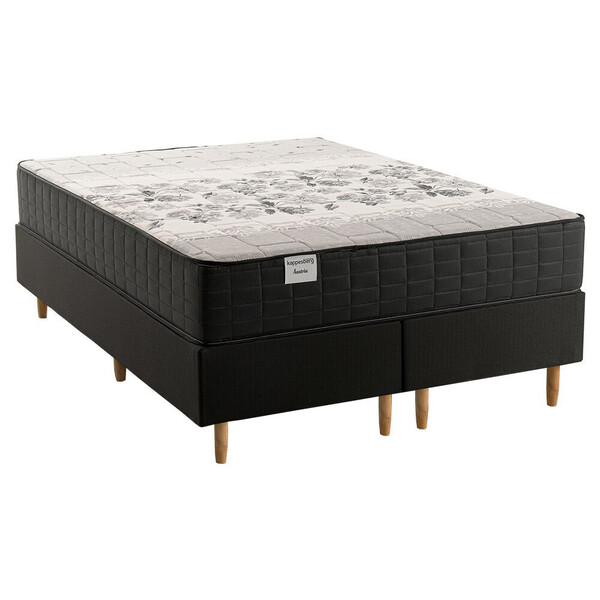 Conjunto Cama Box Queen Áustria De Molas 158x198cm Cbcol-089