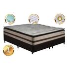 Conjunto Cama Box Queen Com Molas Ensacadas Gazin Splendor 15
