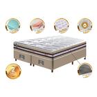 Conjunto Cama Box Queen De Molas Ensacadas D33 Cama Inbox Sel