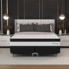 Conjunto Cama Box Queen Diamond Euro 158x198x63cm Montreal Be