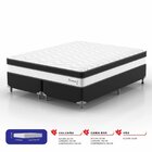 Conjunto Cama Box Queen Diamond Euro 158x198x63cm Montreal Be