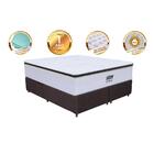 Conjunto Cama Box Queen Gazin De Molas Ensacadas Tower 158x19